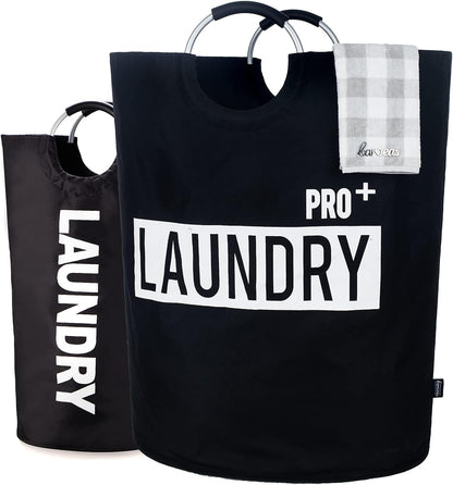 90L Light Laundry Basket (13 Colors), Waterproof Laundry Hamper, Laundry Bag with Padded Handles, Clothes Hamper, Collapsible Laundry Basket Easy Storage