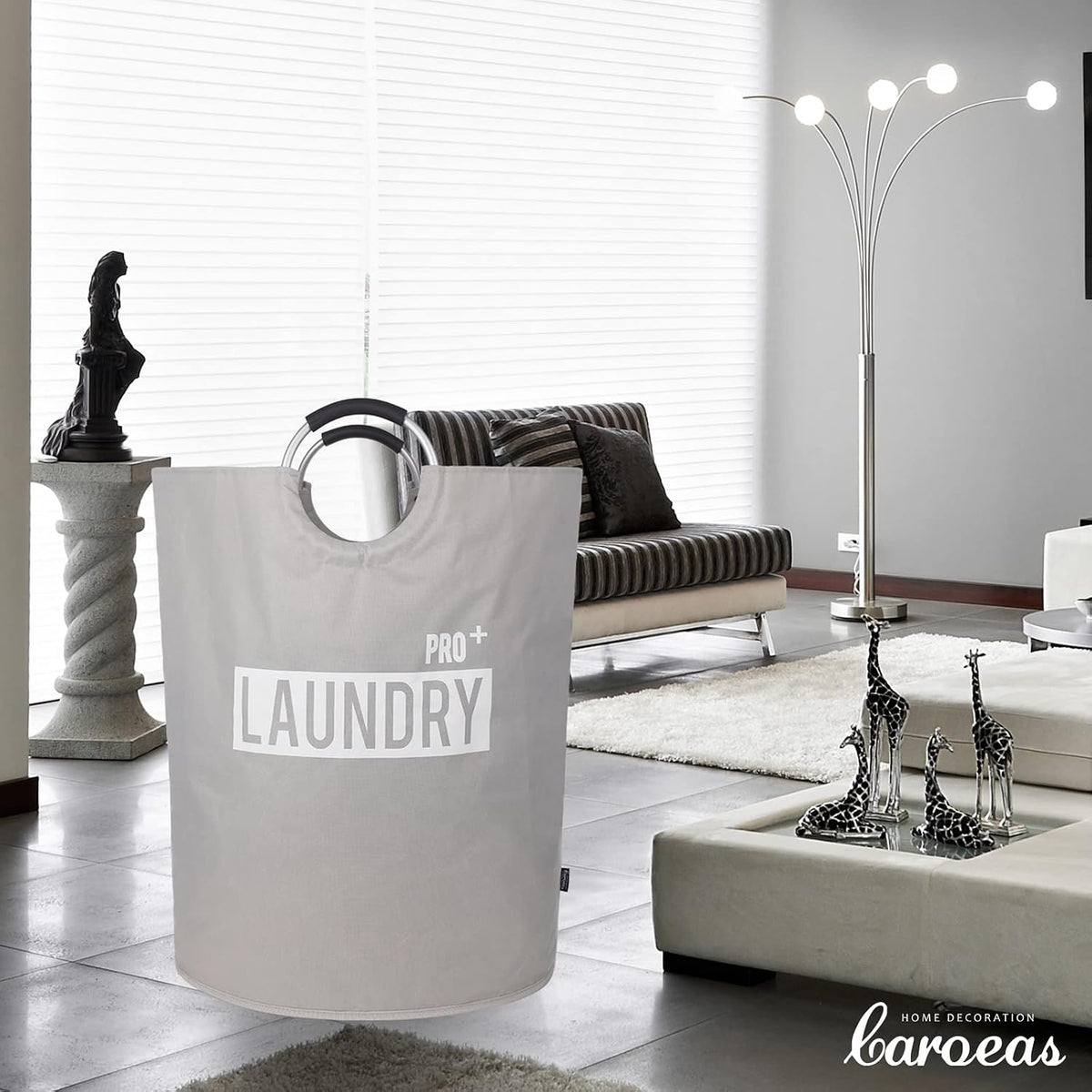90L Light Laundry Basket (13 Colors), Waterproof Laundry Hamper, Laundry Bag with Padded Handles, Clothes Hamper, Collapsible Laundry Basket Easy Storage