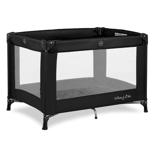 Nest Portable Playard, Lightweight, Foldable, Carry Bag, Black