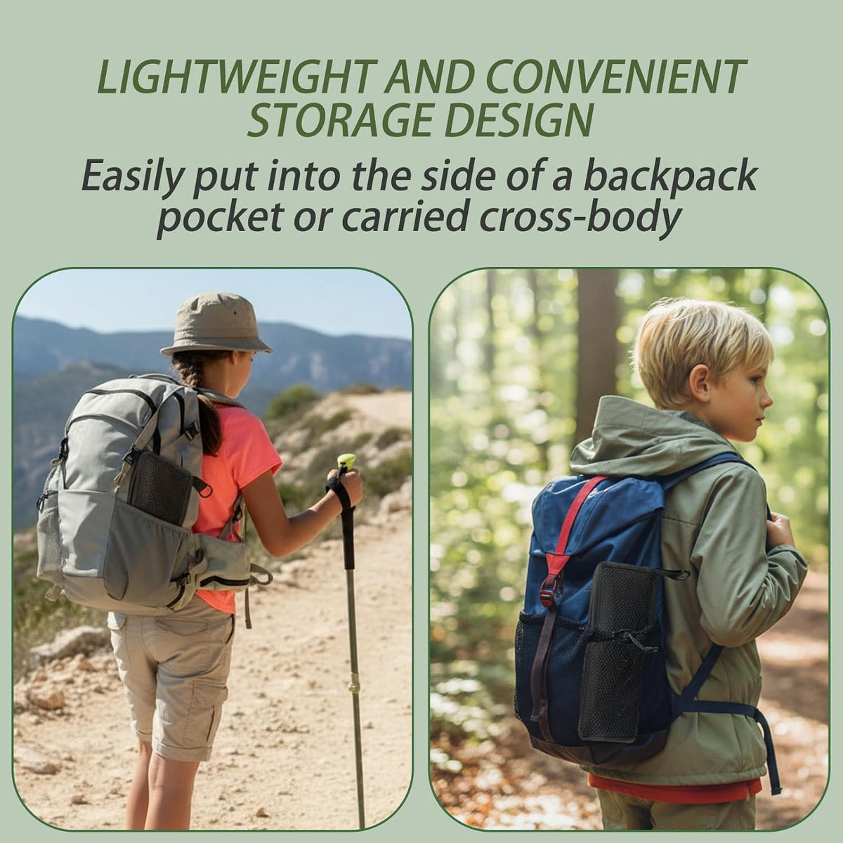 Foldable Backpack Stool, Portable Stool & Pocket Chair for Camping Hiking, 220LBS Capacity Ultralight Collapsible Seat, Quick Setup for Fishing Travel Outdoor Activities(Black)