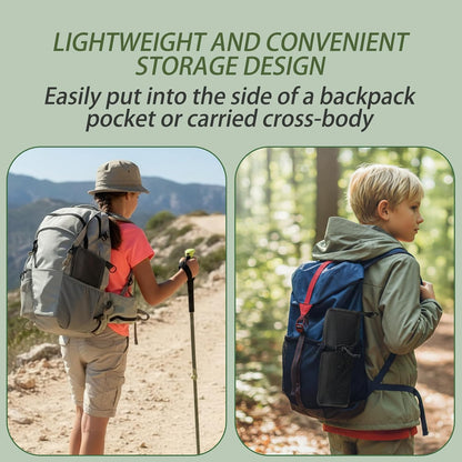Foldable Backpack Stool, Portable Stool & Pocket Chair for Camping Hiking, 220LBS Capacity Ultralight Collapsible Seat, Quick Setup for Fishing Travel Outdoor Activities(Black)