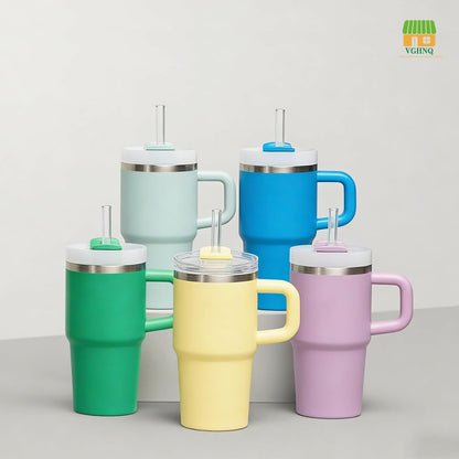 Replacement Straws for Stanley 30oz Tumbler, 10.4 Inch, 6-Pack | STANLEY Straw BPA-Free Reusable Clear Hard Straws with Brush - Dishwasher Safe No Plastic Taste for Home Office Travel Gym