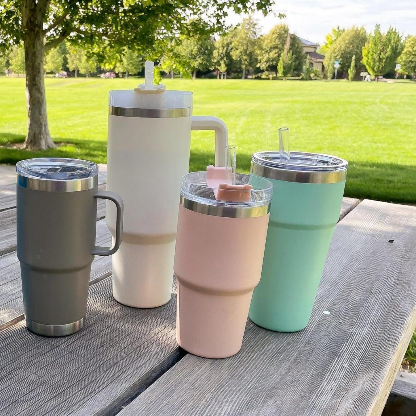 Replacement Straws for Stanley 30oz Tumbler, 10.4 Inch, 6-Pack | STANLEY Straw BPA-Free Reusable Clear Hard Straws with Brush - Dishwasher Safe No Plastic Taste for Home Office Travel Gym