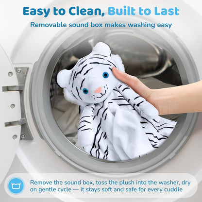 Love By Emi White Noise, Lullaby Stuffed Animal Lovey - Gift Essentials