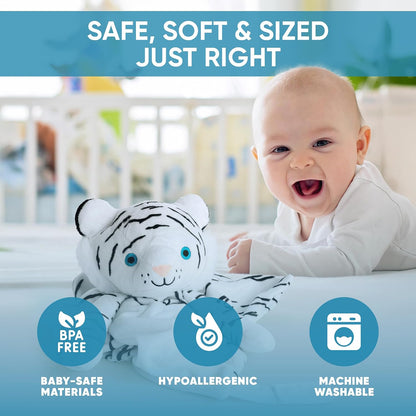 Love By Emi White Noise, Lullaby Stuffed Animal Lovey - Gift Essentials
