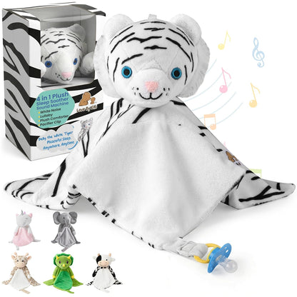 Love By Emi White Noise, Lullaby Stuffed Animal Lovey - Gift Essentials