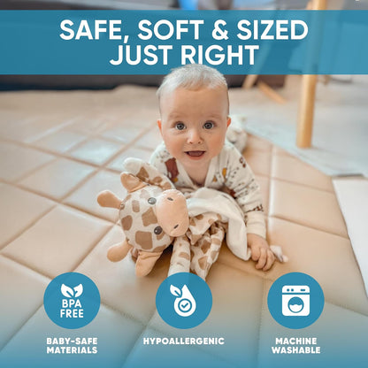 Love By Emi White Noise, Lullaby Stuffed Animal Lovey - Gift Essentials