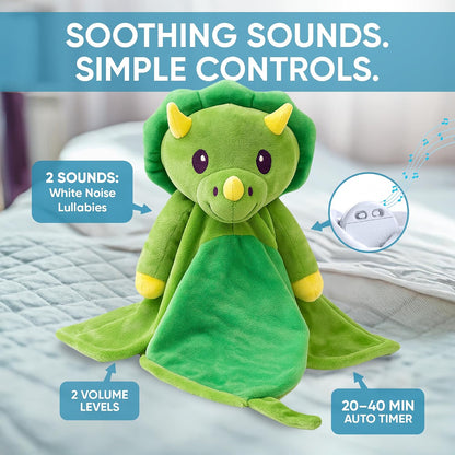 Love By Emi White Noise, Lullaby Stuffed Animal Lovey - Gift Essentials