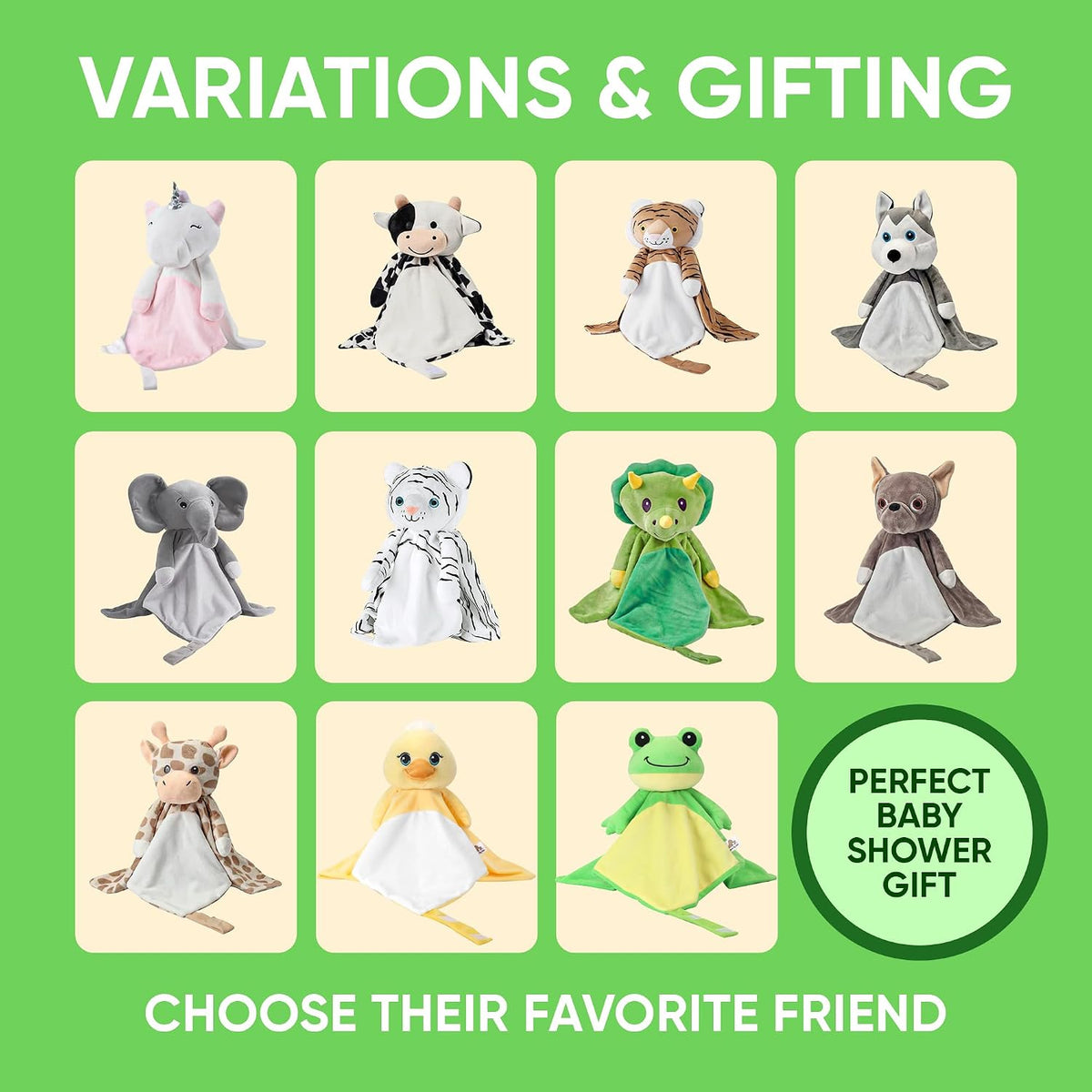 Love By Emi White Noise, Lullaby Stuffed Animal Lovey - Gift Essentials