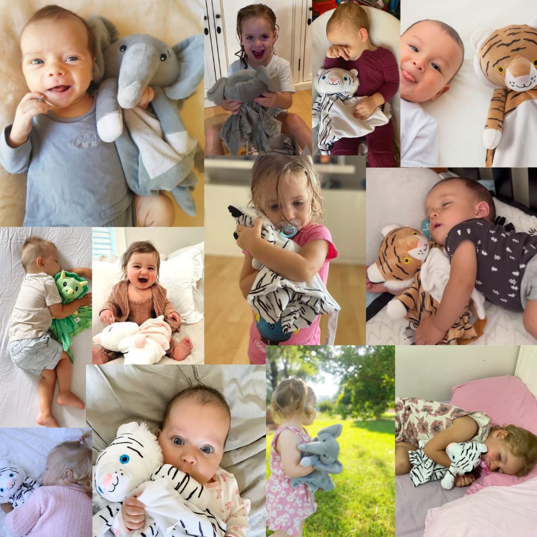 Love By Emi White Noise, Lullaby Stuffed Animal Lovey - Gift Essentials