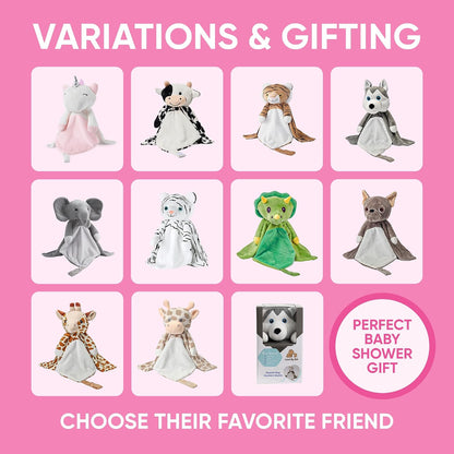 Love By Emi White Noise, Lullaby Stuffed Animal Lovey - Gift Essentials