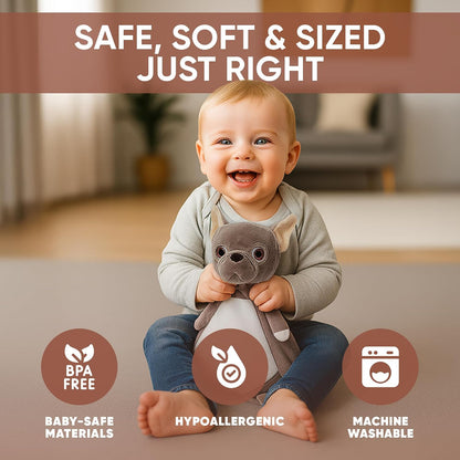 Love By Emi White Noise, Lullaby Stuffed Animal Lovey - Gift Essentials