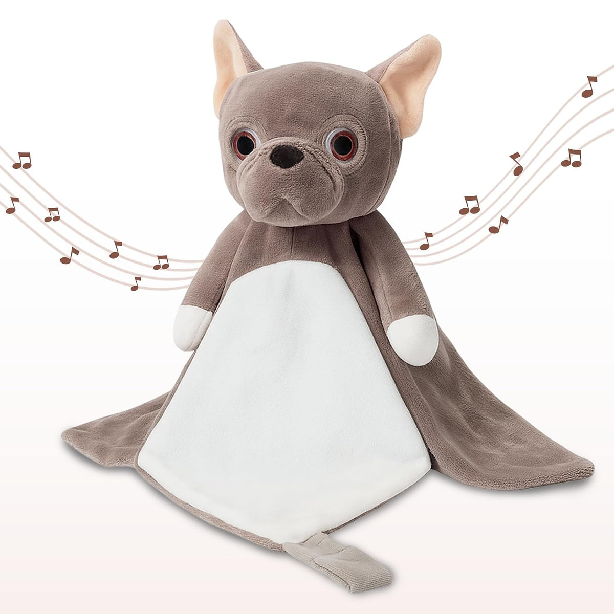 Love By Emi White Noise, Lullaby Stuffed Animal Lovey - Gift Essentials