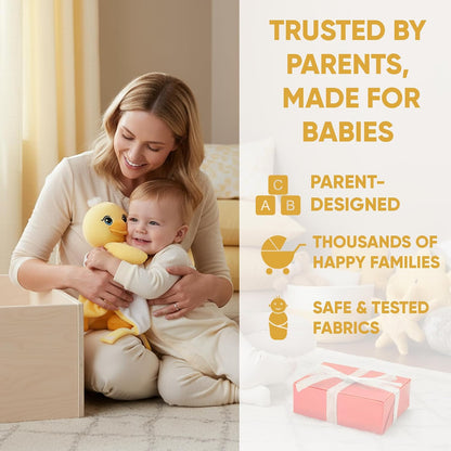Love By Emi White Noise, Lullaby Stuffed Animal Lovey - Gift Essentials