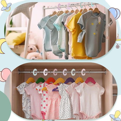 8 Pcs Infant Closet Dividers Nursery,Modern,Cool Colors