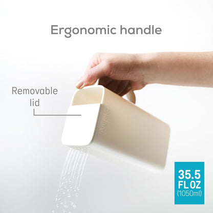 Soft-Touch Baby Bath Support & Rinser Bundle, Aqua
