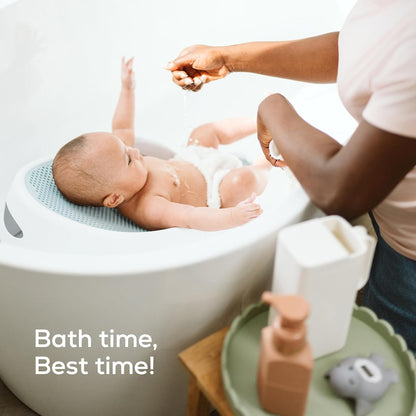 Soft-Touch Baby Bath Support & Rinser Bundle, Aqua