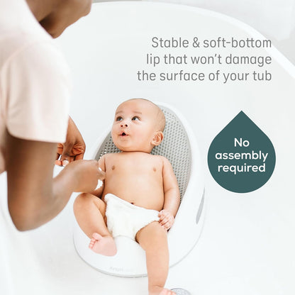 Soft-Touch Baby Bath Support & Rinser Bundle, Aqua
