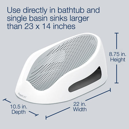 Soft-Touch Baby Bath Support & Rinser Bundle, Aqua