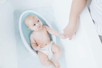 Soft-Touch Baby Bath Support & Rinser Bundle, Aqua