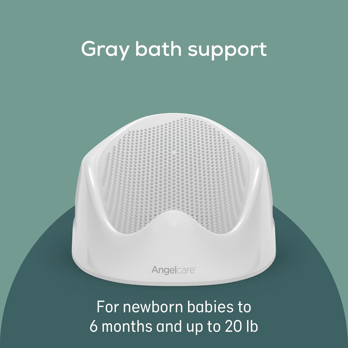 Soft-Touch Baby Bath Support & Rinser Bundle, Aqua