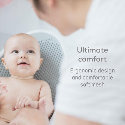 Soft-Touch Baby Bath Support & Rinser Bundle, Aqua