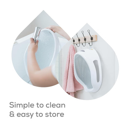 Soft-Touch Baby Bath Support & Rinser Bundle, Aqua