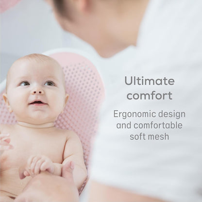 Soft-Touch Baby Bath Support & Rinser Bundle, Aqua