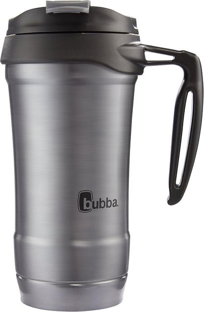 Bubba HERO Vacuum-Insulated Stainless Steel Travel Mug with Handle, 18 oz, Gunmetal