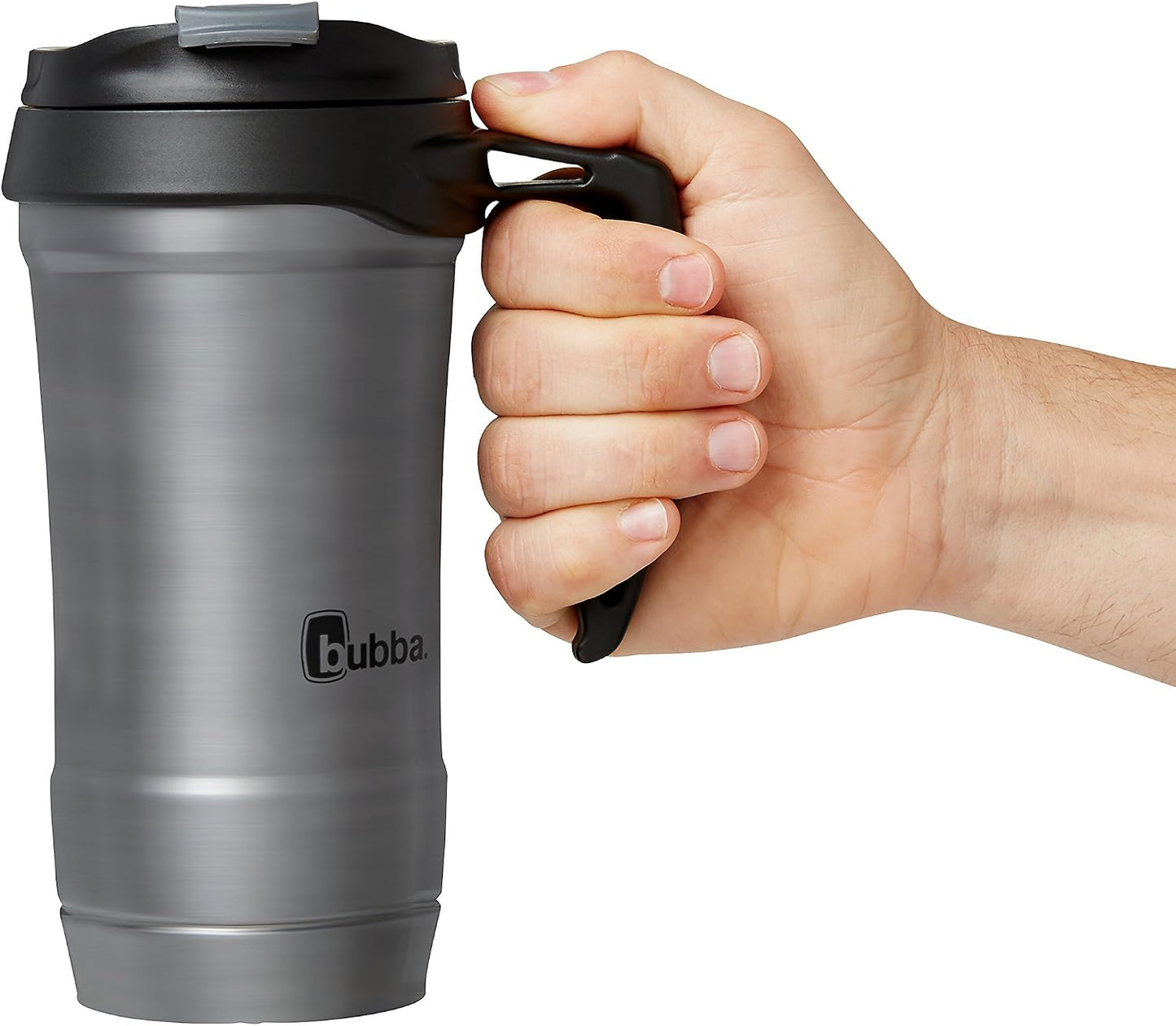 Bubba HERO Vacuum-Insulated Stainless Steel Travel Mug with Handle, 18 oz, Gunmetal