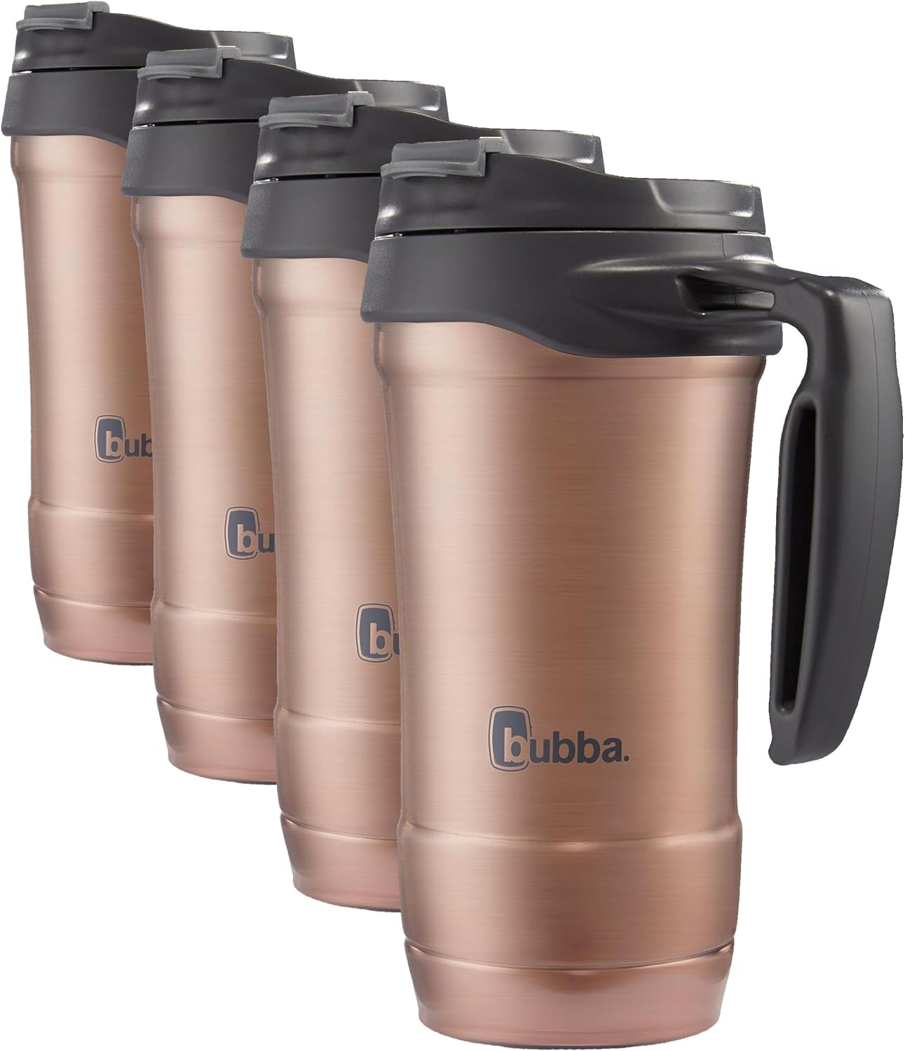 Bubba HERO Vacuum-Insulated Stainless Steel Travel Mug with Handle, 18 oz, Gunmetal