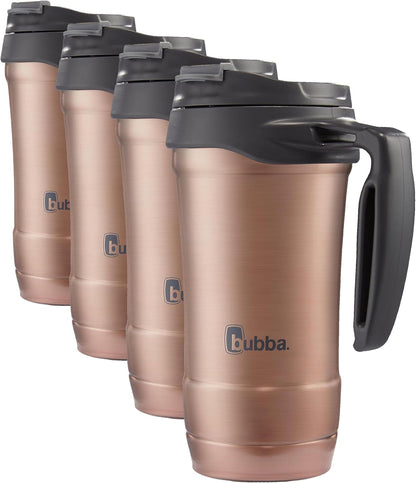 Bubba HERO Vacuum-Insulated Stainless Steel Travel Mug with Handle, 18 oz, Gunmetal