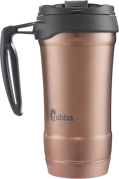 Bubba HERO Vacuum-Insulated Stainless Steel Travel Mug with Handle, 18 oz, Gunmetal