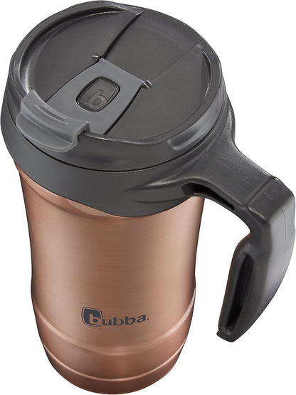 Bubba HERO Vacuum-Insulated Stainless Steel Travel Mug with Handle, 18 oz, Gunmetal