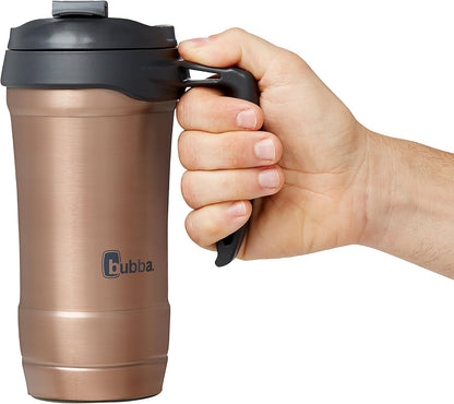 Bubba HERO Vacuum-Insulated Stainless Steel Travel Mug with Handle, 18 oz, Gunmetal