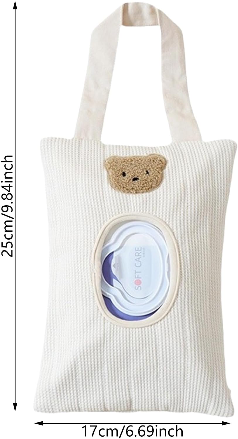 Portable Baby Wipe Holder Refillable Dispenser Travel Case Watertight Wipe Storage Case Cotton for Diaper Bag