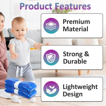 30 Pcs Diaper Pail Refills Leakproof Odor-Control Disposal Bags