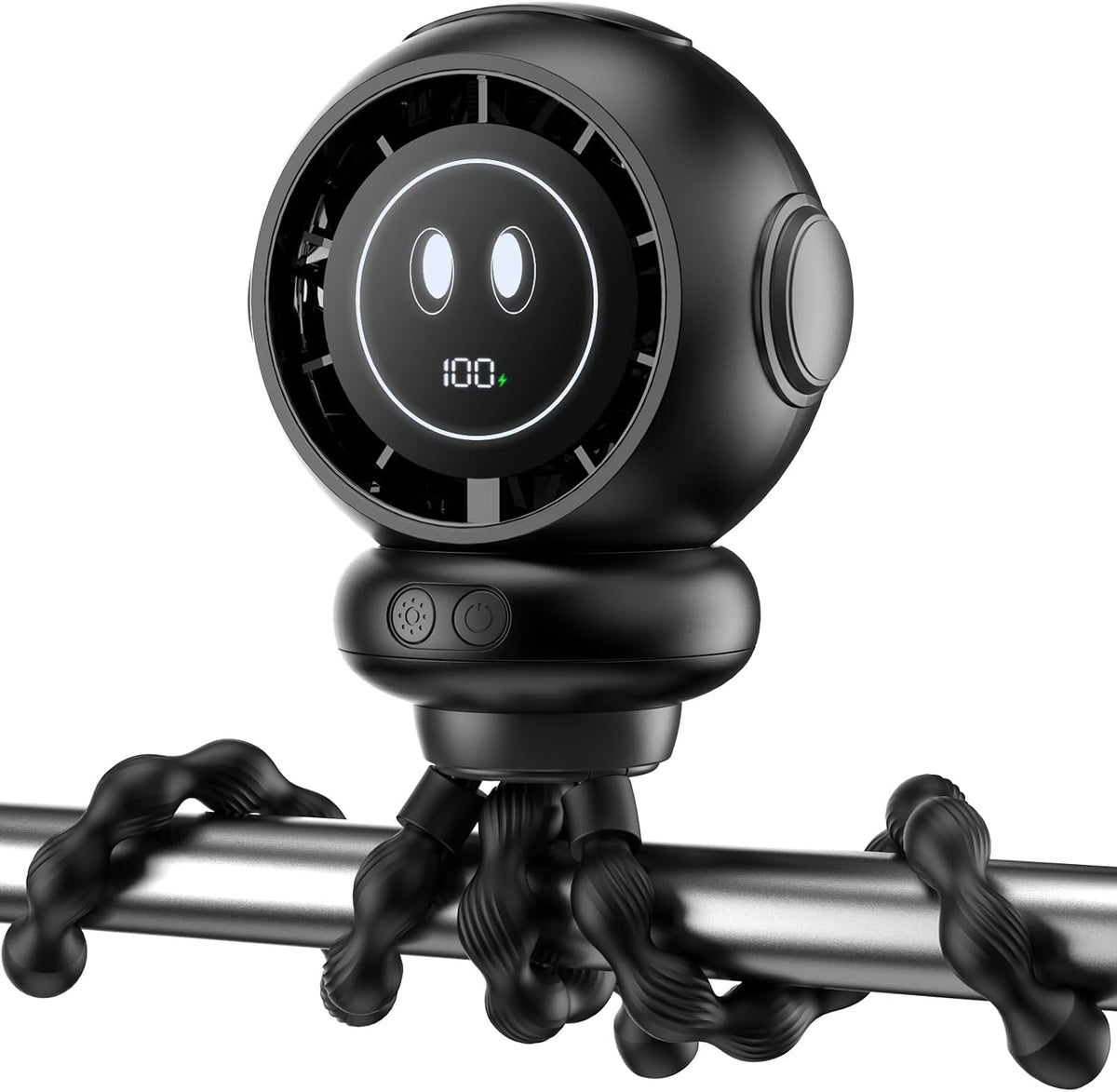 Stroller Fan, 6000 mAh Clip On Fan for Baby, Portable Rechargeable