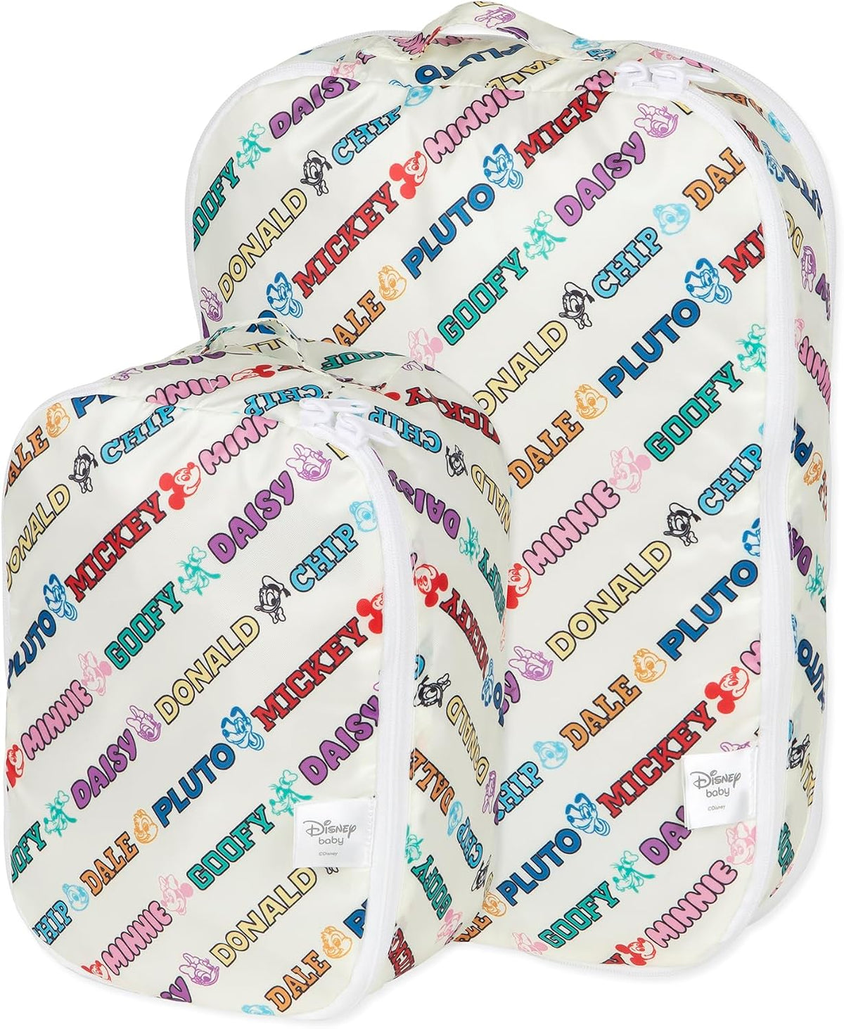 Packing Cubes for Travel Bag, Organize Luggage with Compression Bags, Essential Traveling Accessories to Pack Carry On Suitcase, Must for Clothes or Toiletries, Set of 2 Sizes, Palm Trees