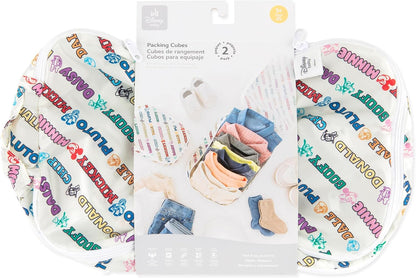 Packing Cubes for Travel Bag, Organize Luggage with Compression Bags, Essential Traveling Accessories to Pack Carry On Suitcase, Must for Clothes or Toiletries, Set of 2 Sizes, Palm Trees