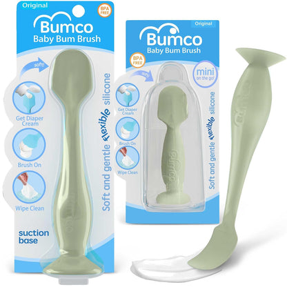 Baby Bum Brush - Diaper Cream Spatula Applicator (Hunter Green)