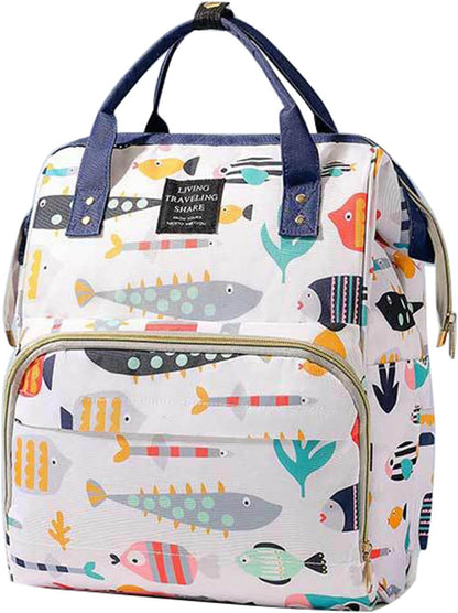 Diaper Bag Backpack with Insulated Pockets, Stroller Straps, USB Charging Port, Large Lightweight Diaper Bag for Girls Boys