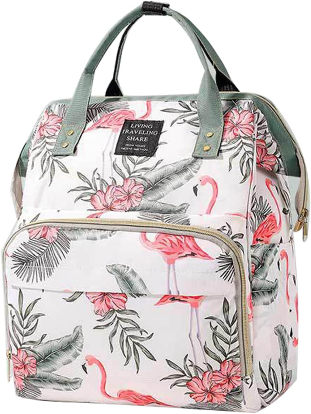 Diaper Bag Backpack with Insulated Pockets, Stroller Straps, USB Charging Port, Large Lightweight Diaper Bag for Girls Boys
