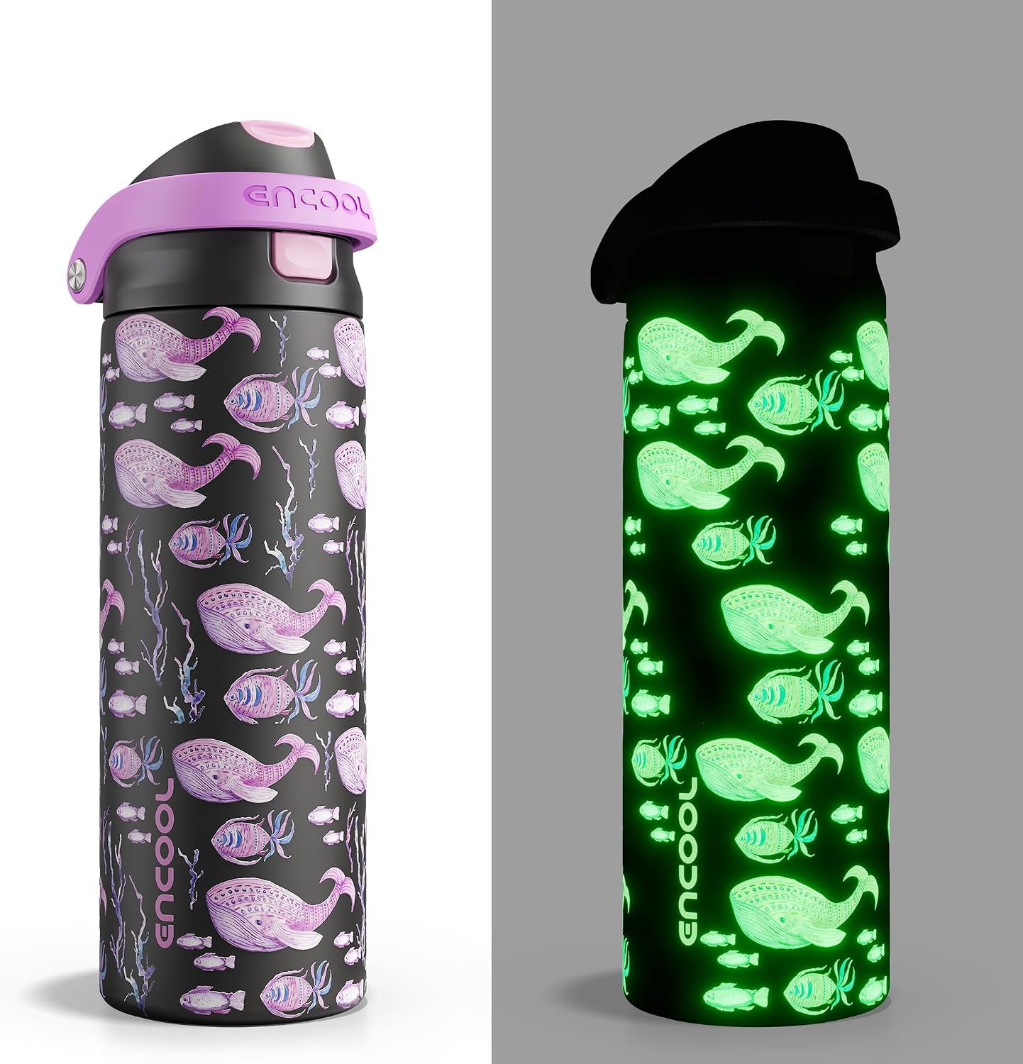 Leakproof Insulated Water Bottle with Straw Dual-Sip Water Bottle Bag-Safe Design for Work, Commute & Gym – Keeps Drinks Cold All Day, 24 oz, Clay Grey - Colors A