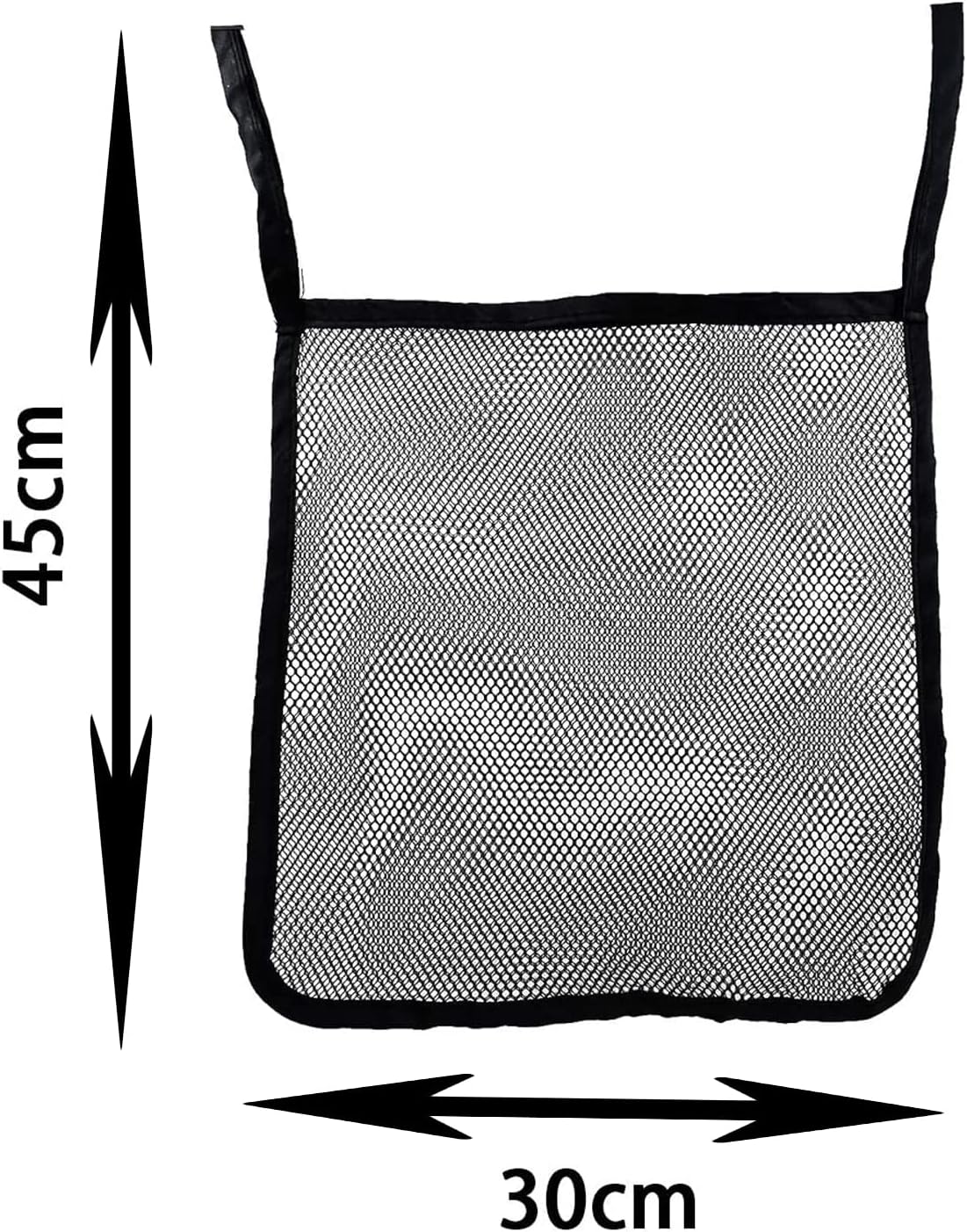 2 Pack Portable Stroller Hanging Bag, Baby Stroller Organizer, Multifunctional Large Capacity Storage Container Bag for Diaper Bottle Toy, Stroller Hanging Storage Net Bag