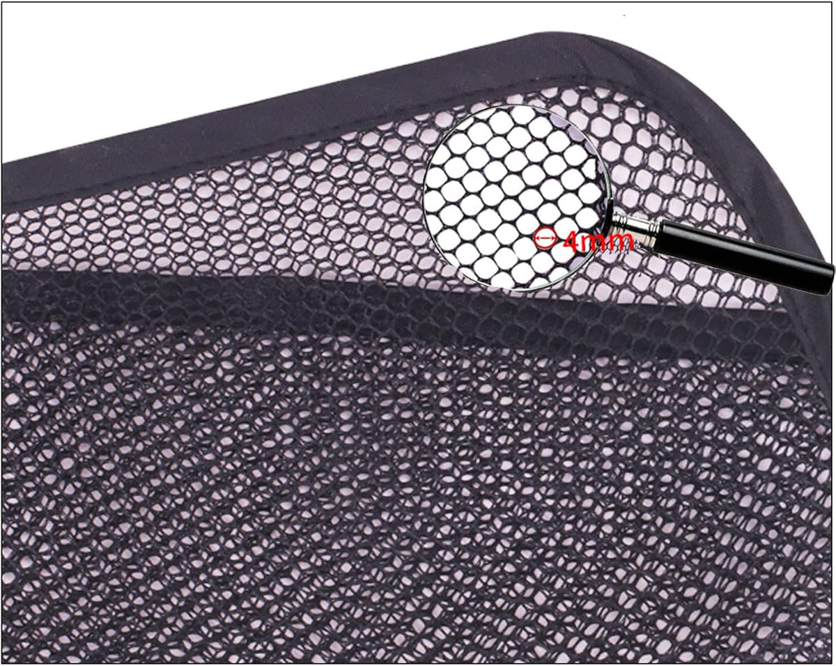 2 Pack Portable Stroller Hanging Bag, Baby Stroller Organizer, Multifunctional Large Capacity Storage Container Bag for Diaper Bottle Toy, Stroller Hanging Storage Net Bag