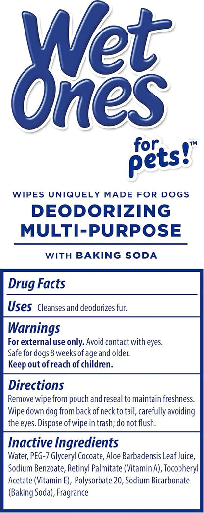 for Pets Deodorizing Dog Wipes, Tropical Splash Scent
