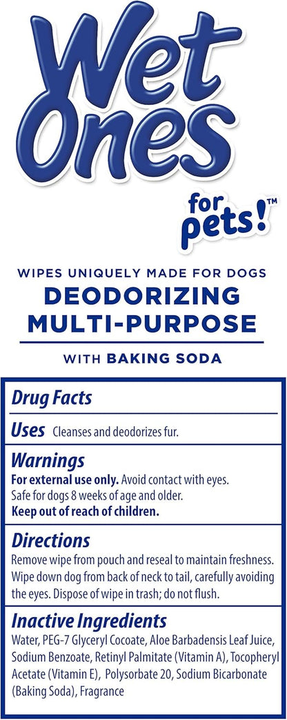 for Pets Deodorizing Dog Wipes, Tropical Splash Scent