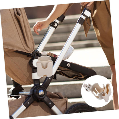 Stroller Organizer with Phone Mount and Bottle Holder Lock Cup Holder Rack for Bikes Electric Wheelchairs and Shopping Carts