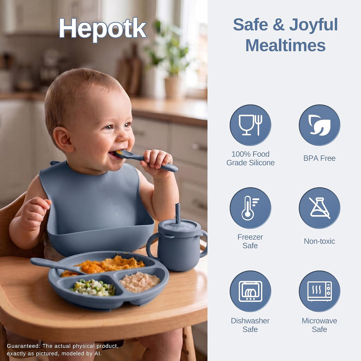 13Pcs Silicone Baby Feeding Set, Multi-Stage Utensils for Beginners